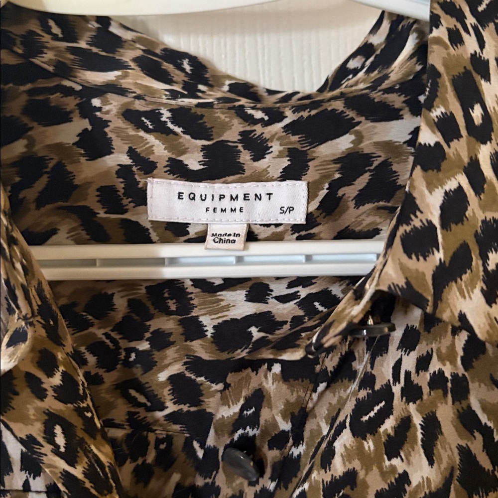 Equipment maxi cheetah flowy dress - Picture 2 of 7